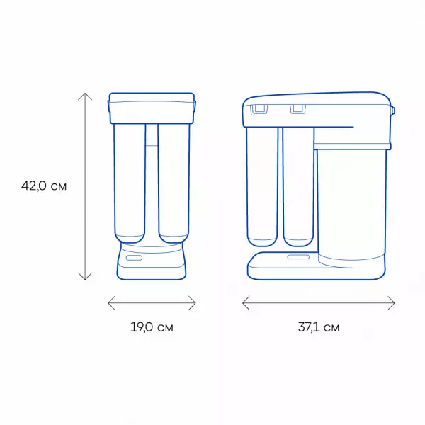 Фильтр обратного осмоса АКВАФОР DWM-101S Морион