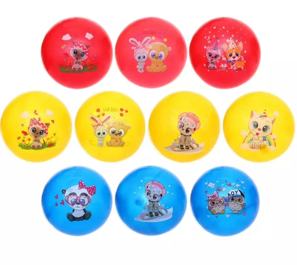 Мяч детский 22 см Милые зверушки Yako Toys 550-0869