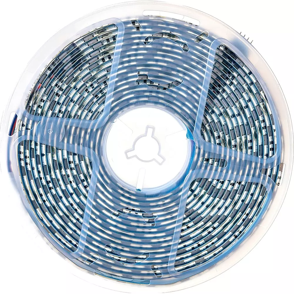 Светодиодная лента 12В 14,4Вт/м RGB 5м 10мм SMD5050 60шт/м IP65 General 5039