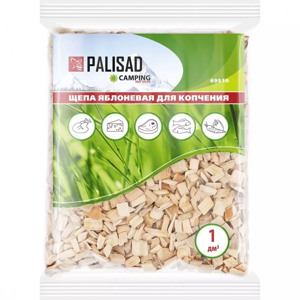 Щепа для копчения Яблоня 1л 69510