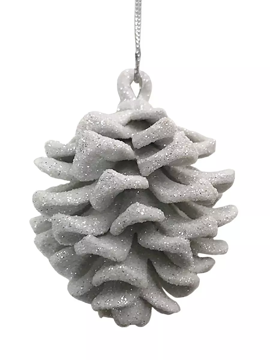 Новогоднее подвесное украшение (полистирол) / 6x6х8,5см 95386