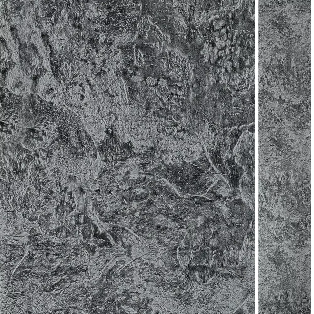 Панель ПВХ Камея черное серебро 2700х375х8 мм