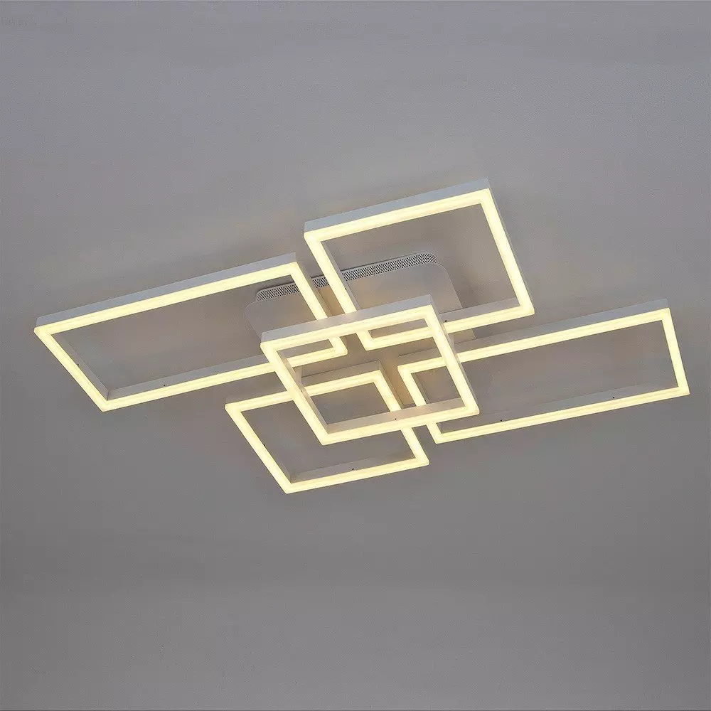 Люстра светодиодная 216Вт белый LED4U L11003-5 WH