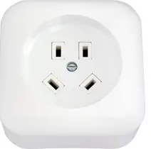 Розетка для электроплит 3-х фазная накладная 32А белый Bylectrica РА32-005