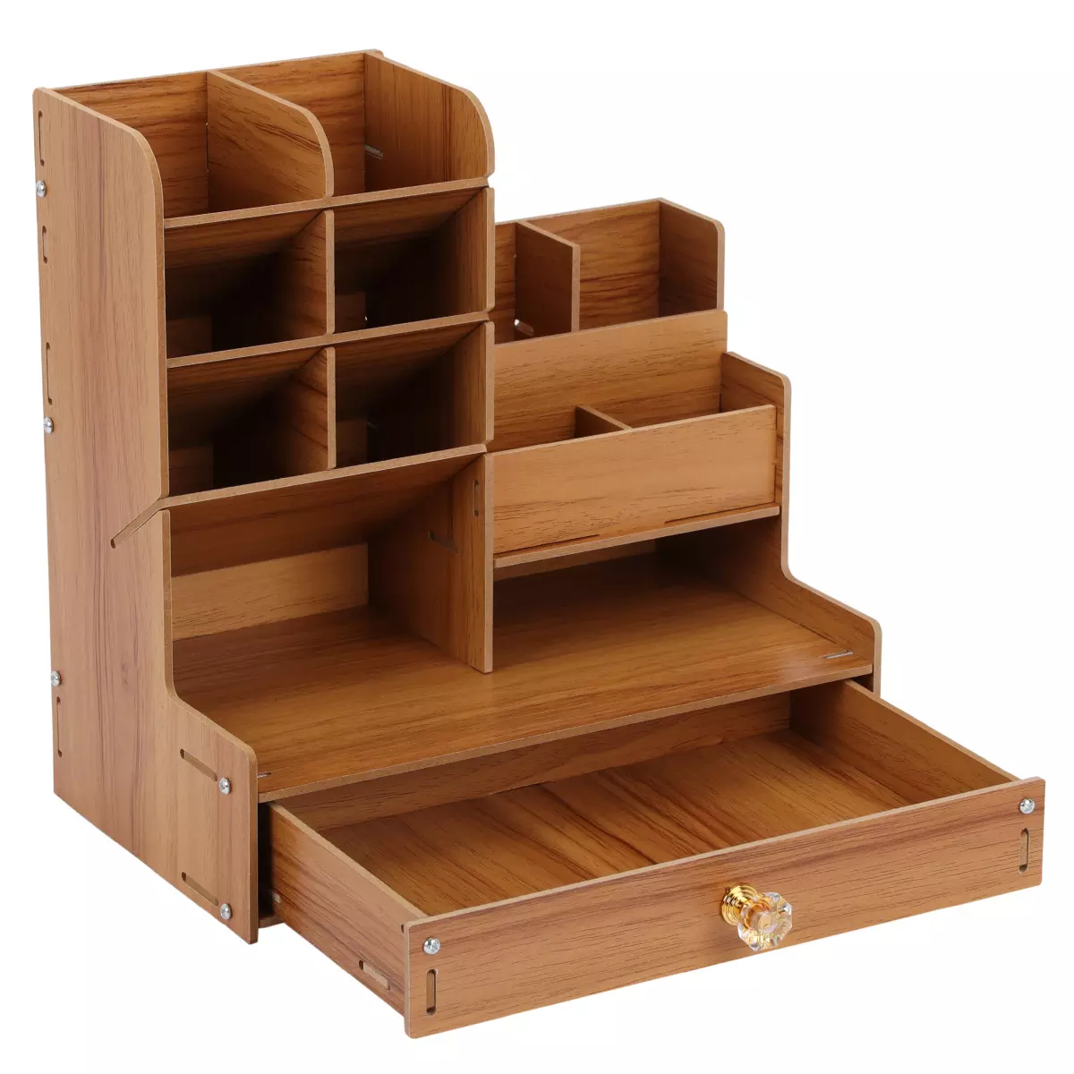 Органайзер для канцелярии 24,5x15x25,5 см, МДФ,сосна, с подставкой для телефона deVENTE 4102310