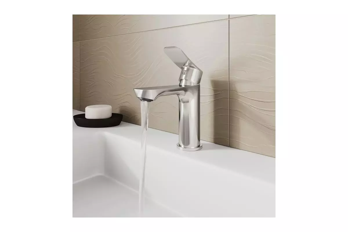 Смеситель для раковины, хром, Milardo Demi DEMSB00M01, латунь, классика