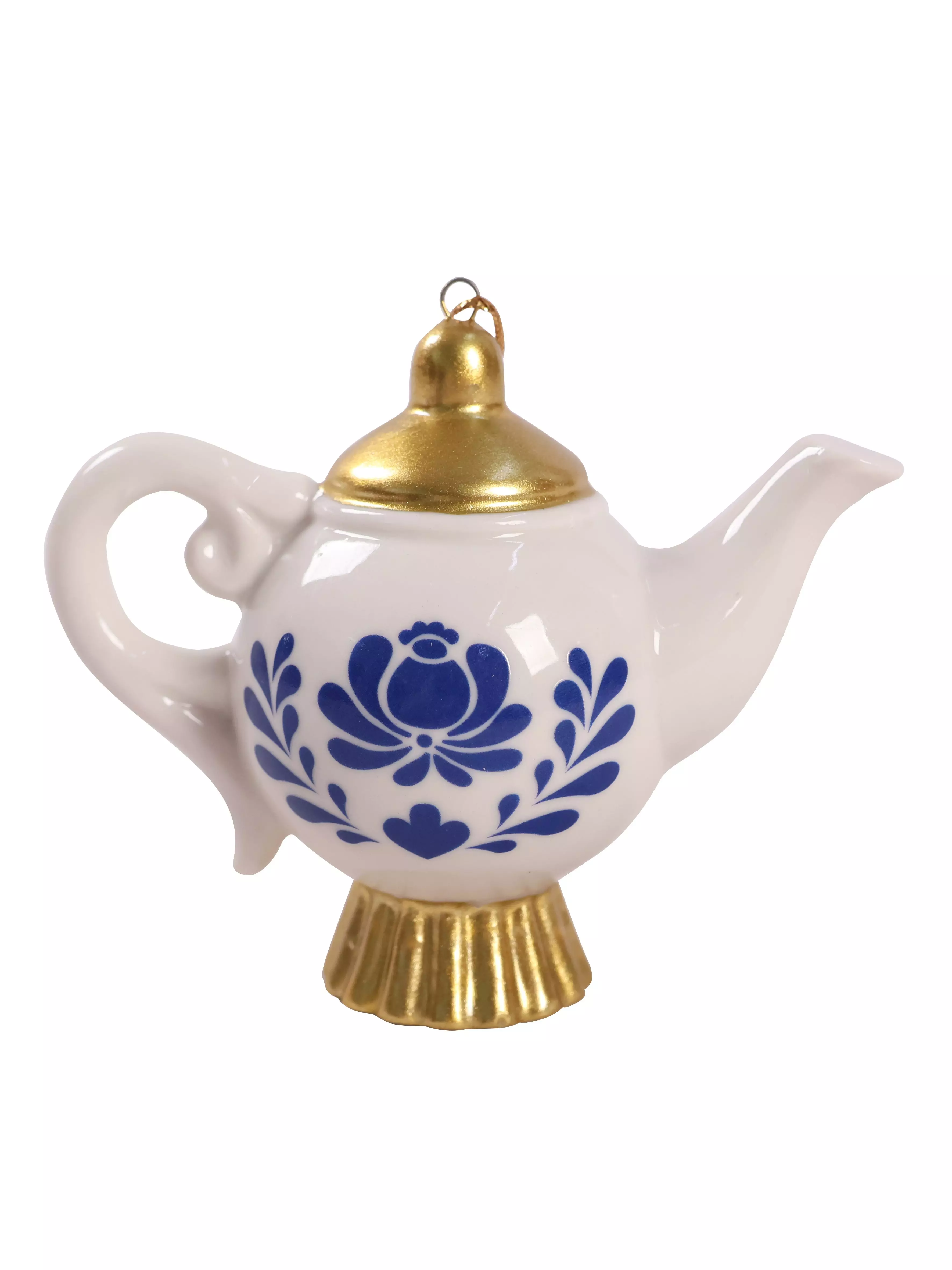 Новогоднее подвесное украшение из фарфора / 5x8x9,2см 94940