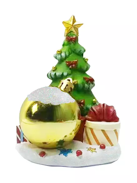 Новогоднее украшение Елочка из полирезины и полистирола / 8,3x11х8,3см 89447