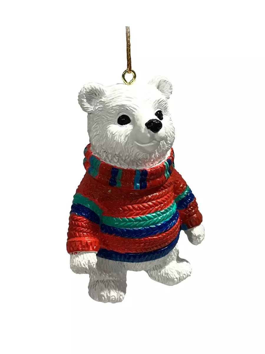 Новогоднее подвесное украшение из полирезины / 3*7,5*5,5см 95504