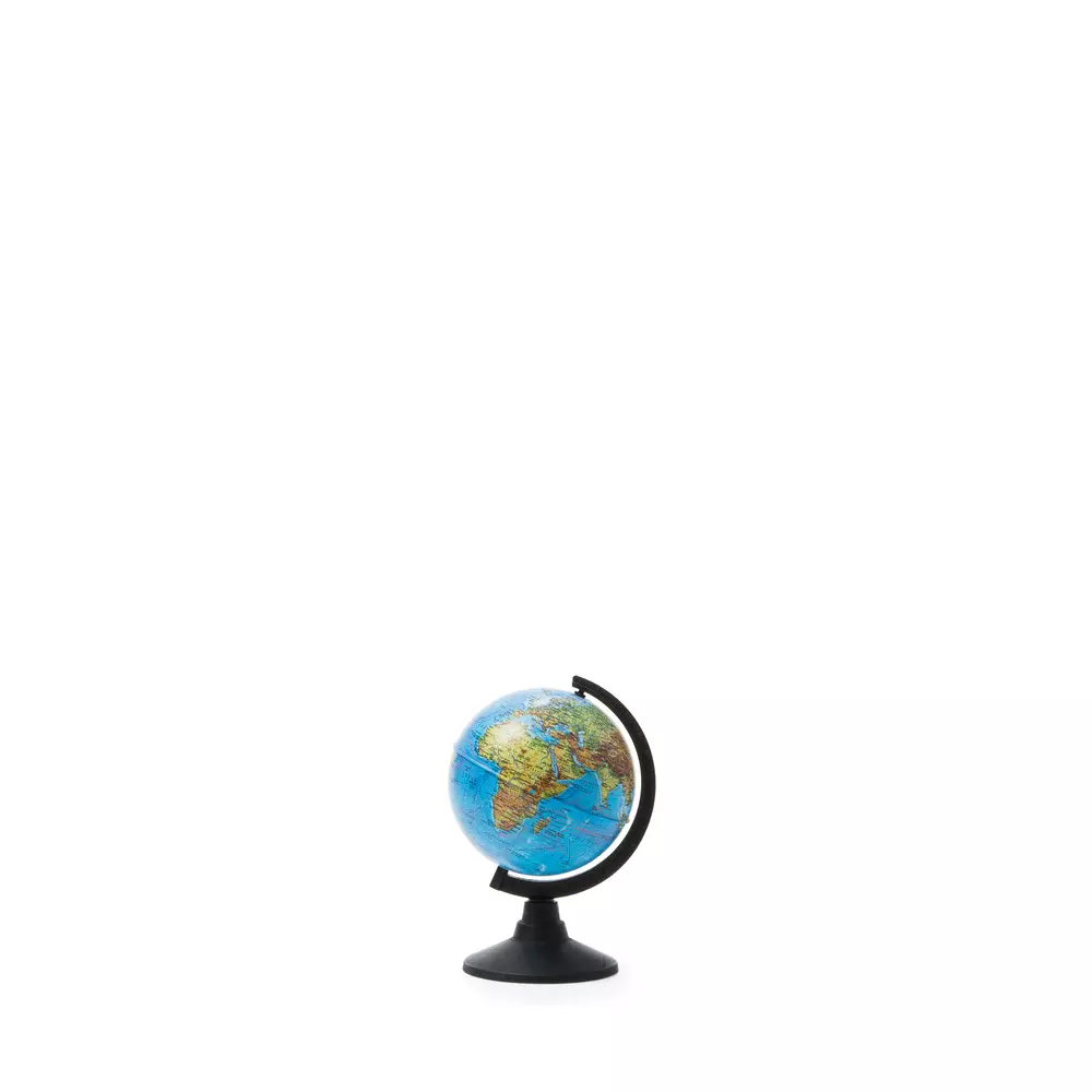 Глобус Земли физический d=120 мм, Классик К011200001