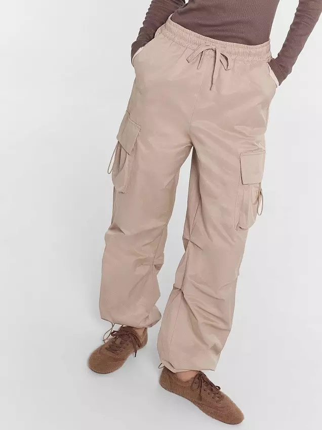Брюки женские Mark Formelle 182525 пыльный бежевый, р-р 170-106 (50 / XL)