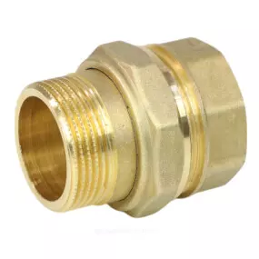 Американка прямая 1/2 ВР/НР латунь LD LD.65.520.15