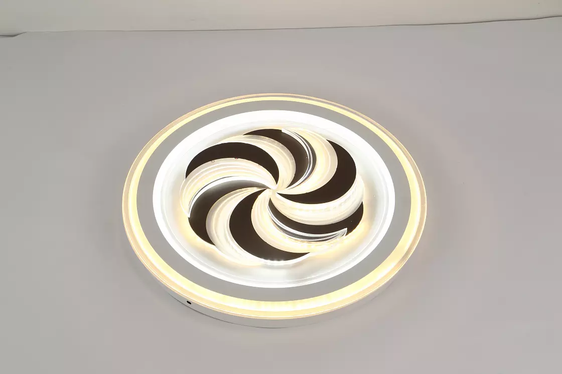 Светильник светодиодный потолочный Linvel MS 1087 Белый/коричневый 182W диммируемый пульт