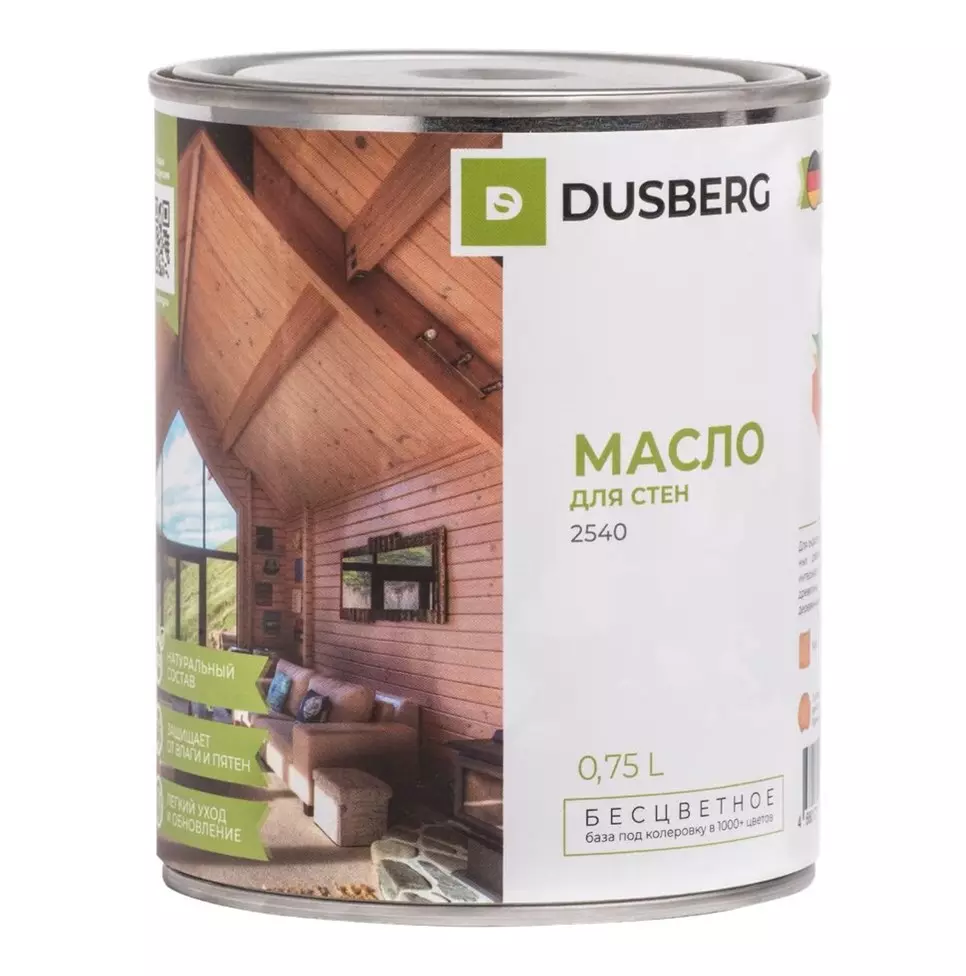 Масло тонирующее для стен Dusberg 2540 0,75 л