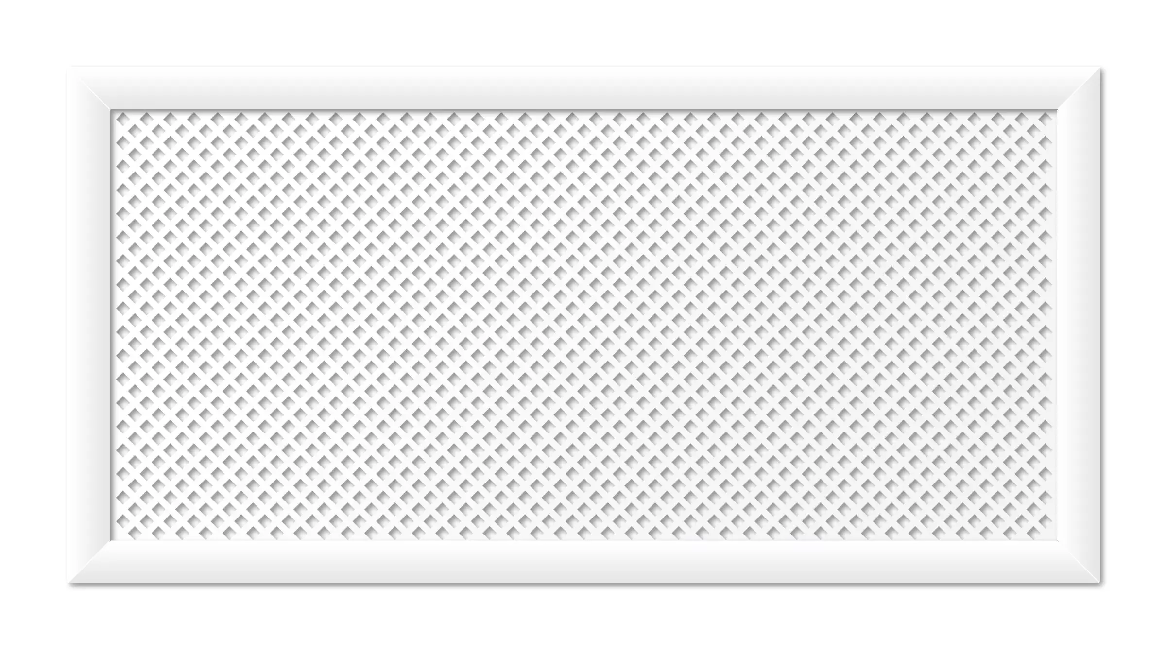 Экран для радиатора МДФ Глория 120х60 см белый