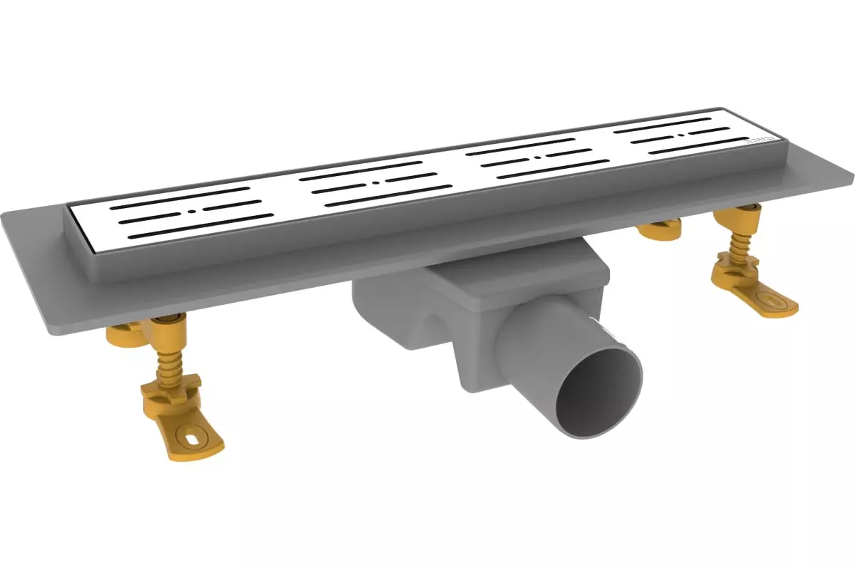 Душевой трап горизонт. 700х63 мм.360⁰, выход d50 мм.с комб.затвор. решетка из нерж. стали, Nova 5670