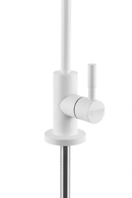 Кран для фильтра питьевой воды, белый Гейзер FlowMaster Colour 25757