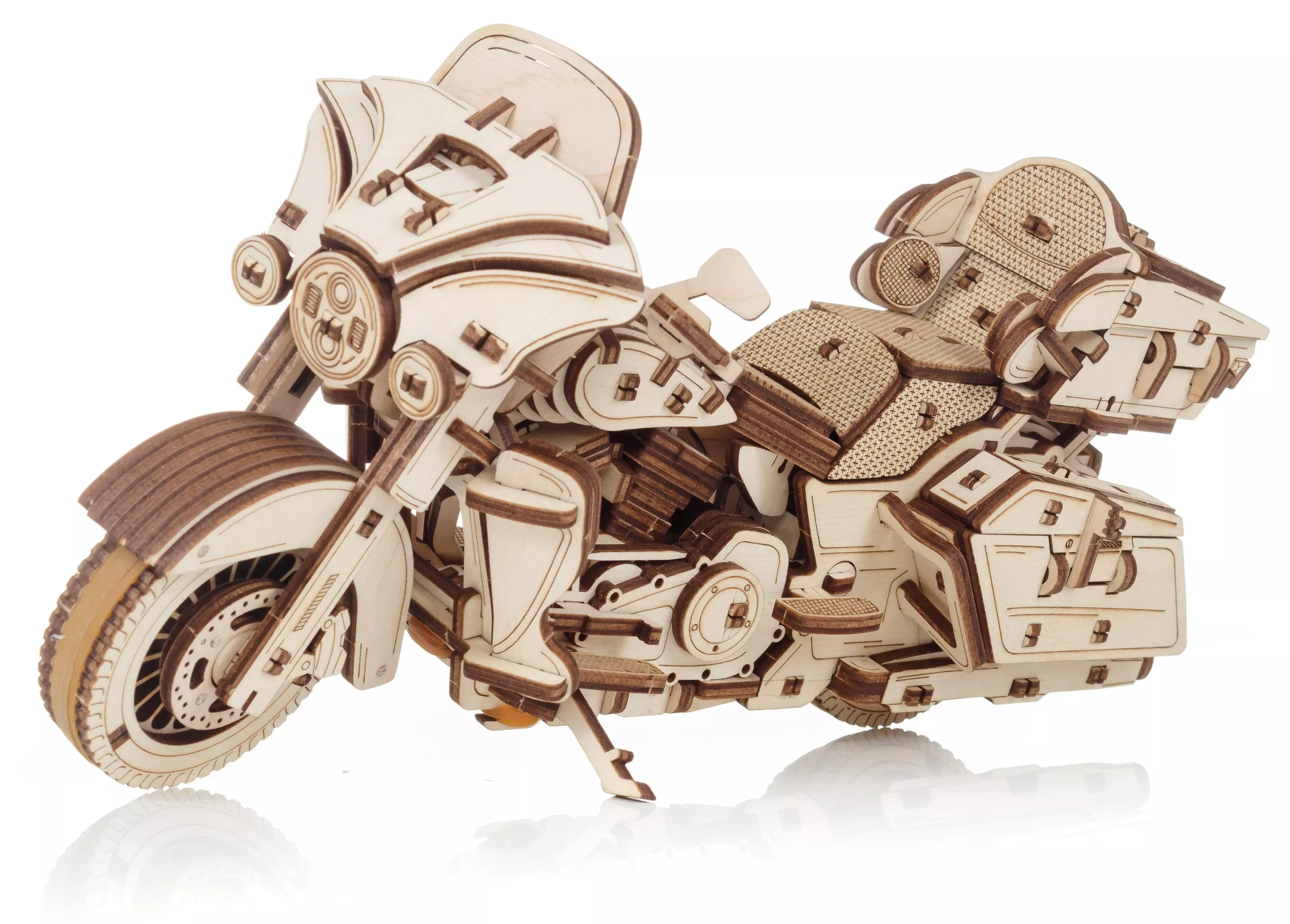 Сборная модель деревянная Мотоцикл Байк Eco Wood Art EBike