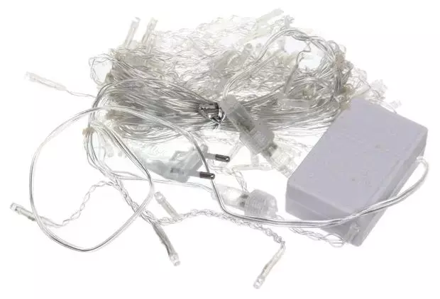 Уличная гирлянда Бахрома 0,4/0,6х3 м 100 ламп мультицвет (1 режим мерцание) 183-167