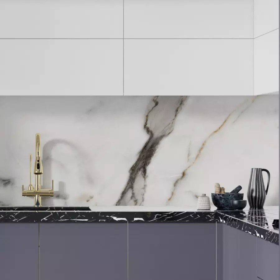 Панель композитная SPC Stella Novita Wall 1200х600х2,5 мм глянец Гималаи