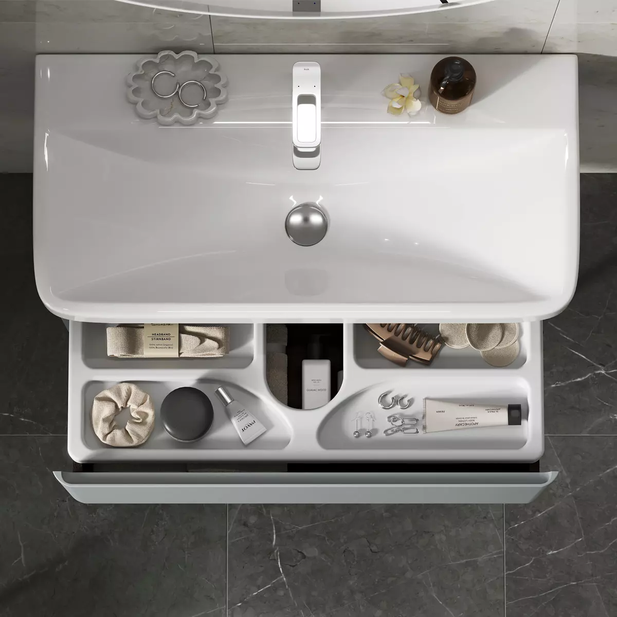 Подвесная тумба с раковиной 80 см EQUIL Elegante/Элеганте T8 Мэйджик/Дуб голиано + рак. Найс 80, tpELGNT80.1Y (9595)-24.26