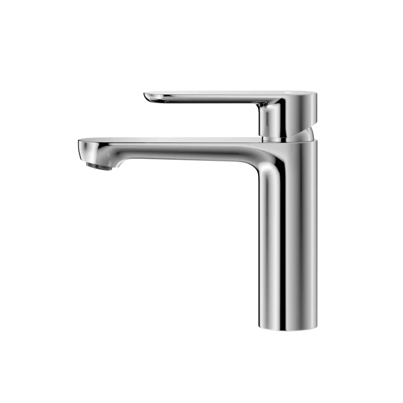 Смеситель для раковины, хром CEZARES STYLUS-LS-01-W0 без донного клапана, нерж. сталь