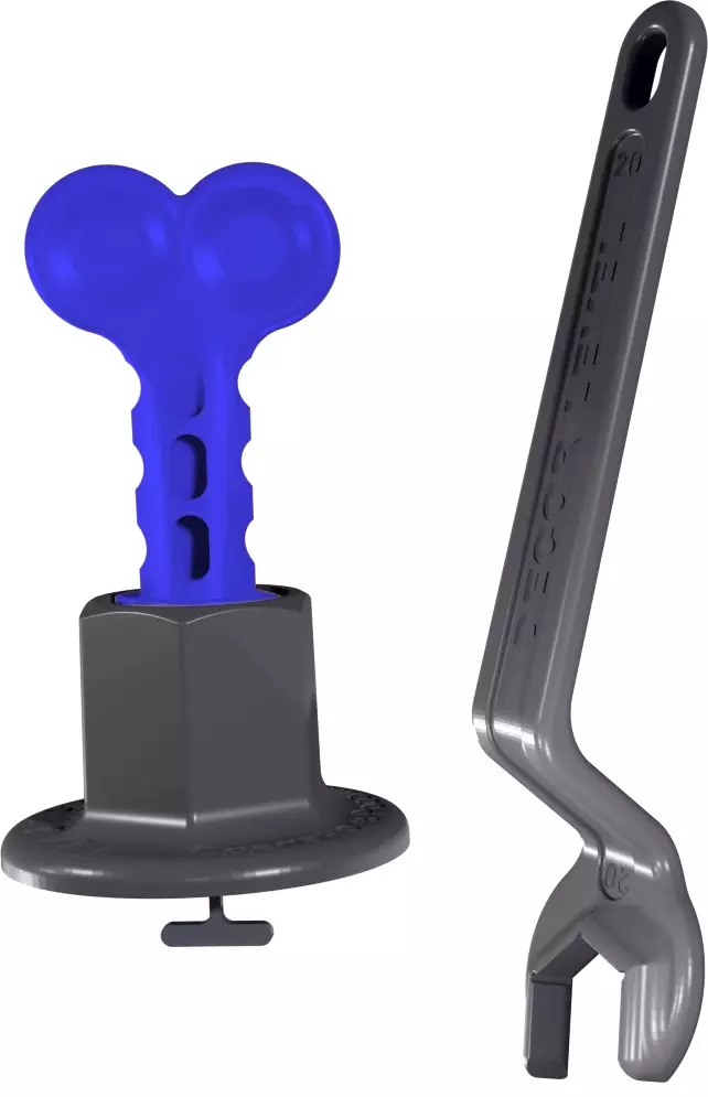 СВП многоразовая DECOR 402-010 1.0мм 50шт + ключ