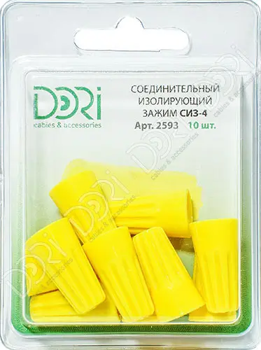 Соединительный изолирующий зажим DORI СИЗ-4 3,5 до 11 мм2 10 шт 2593