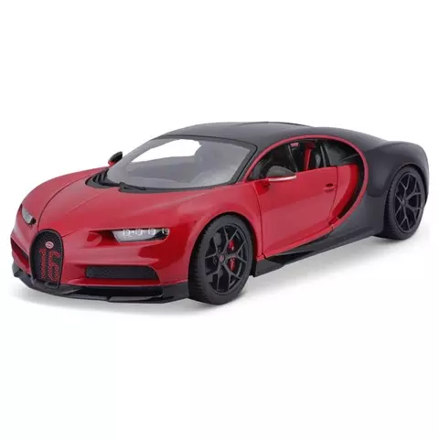 Машинка die-cast Bugatti Chiron Sport Bburago 1:32, чёрно-красная 18-43061