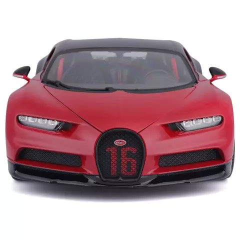 Машинка die-cast Bugatti Chiron Sport Bburago 1:32, чёрно-красная 18-43061