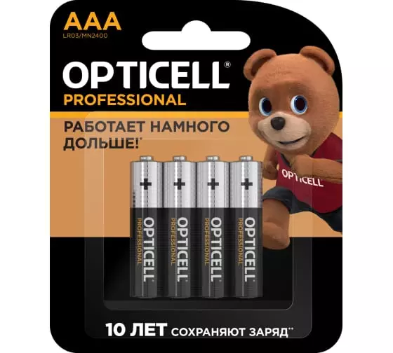 Батарейки Opticell PROFESSIONAL AAA 4шт