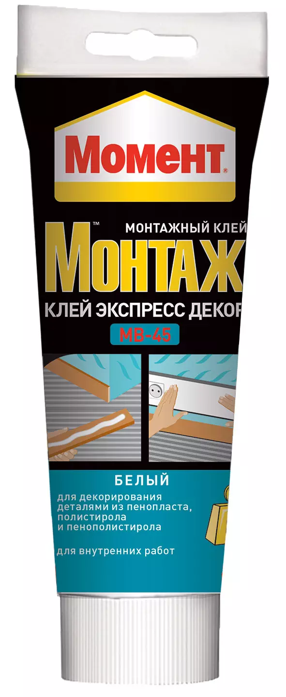Клей Henkel Момент Монтаж Экспресс Декор 250г туба