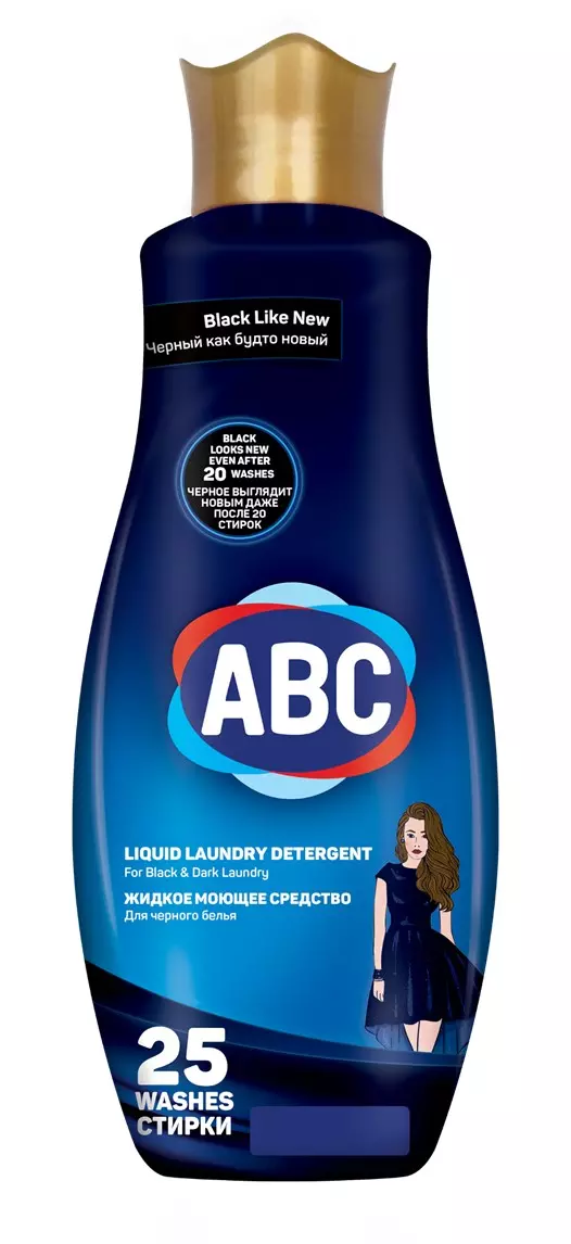 Гель для стирки АВС для черных тканей 1,5 л