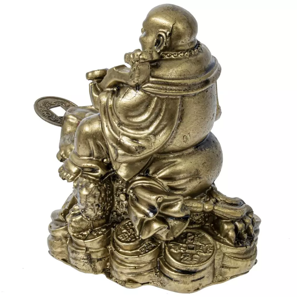 Фигурка декоративная &quot;Будда на денежной лягушке&quot;, L7,5 W5 H7,5 см