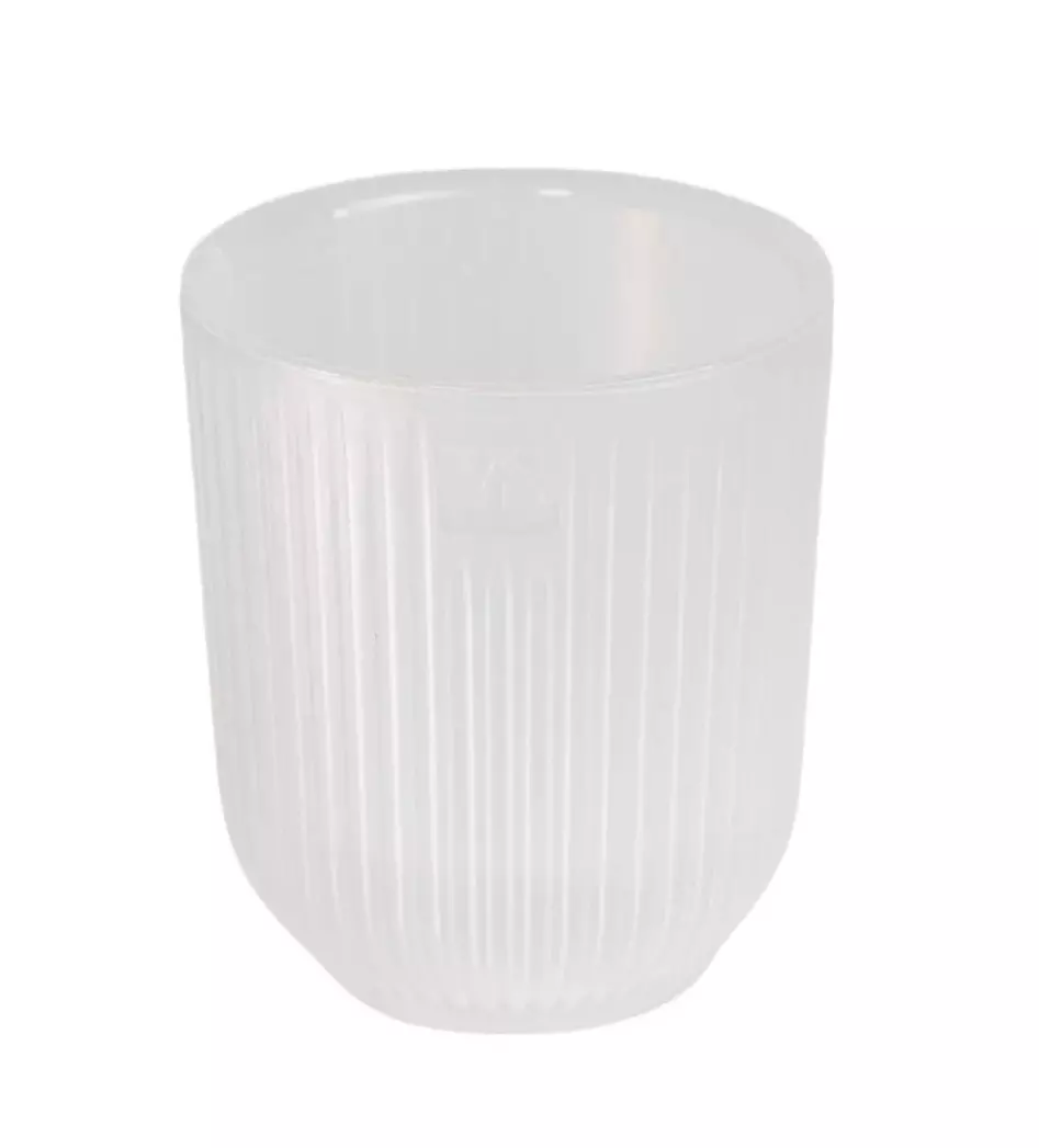 Горшок для цветов 2,4 л с фитильным поливом, D150 мм, дренаж, Эйва VipSet АМО-2,4-00 прозрачный