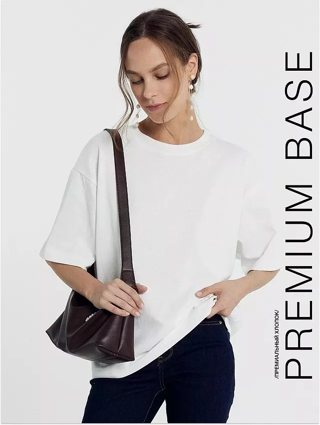 Футболка женская Mark Formelle Premium 112961 белый, р-р 164/170-100-106 (50 / XL)