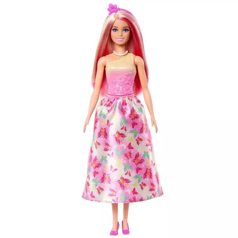 Кукла Барби "Принцесса в розово-желтом платье" Barbie HRR08