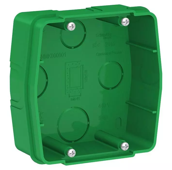 Коробка монтажная для силовых розеток BLNMK000001 SE Blanca внутр зеленая