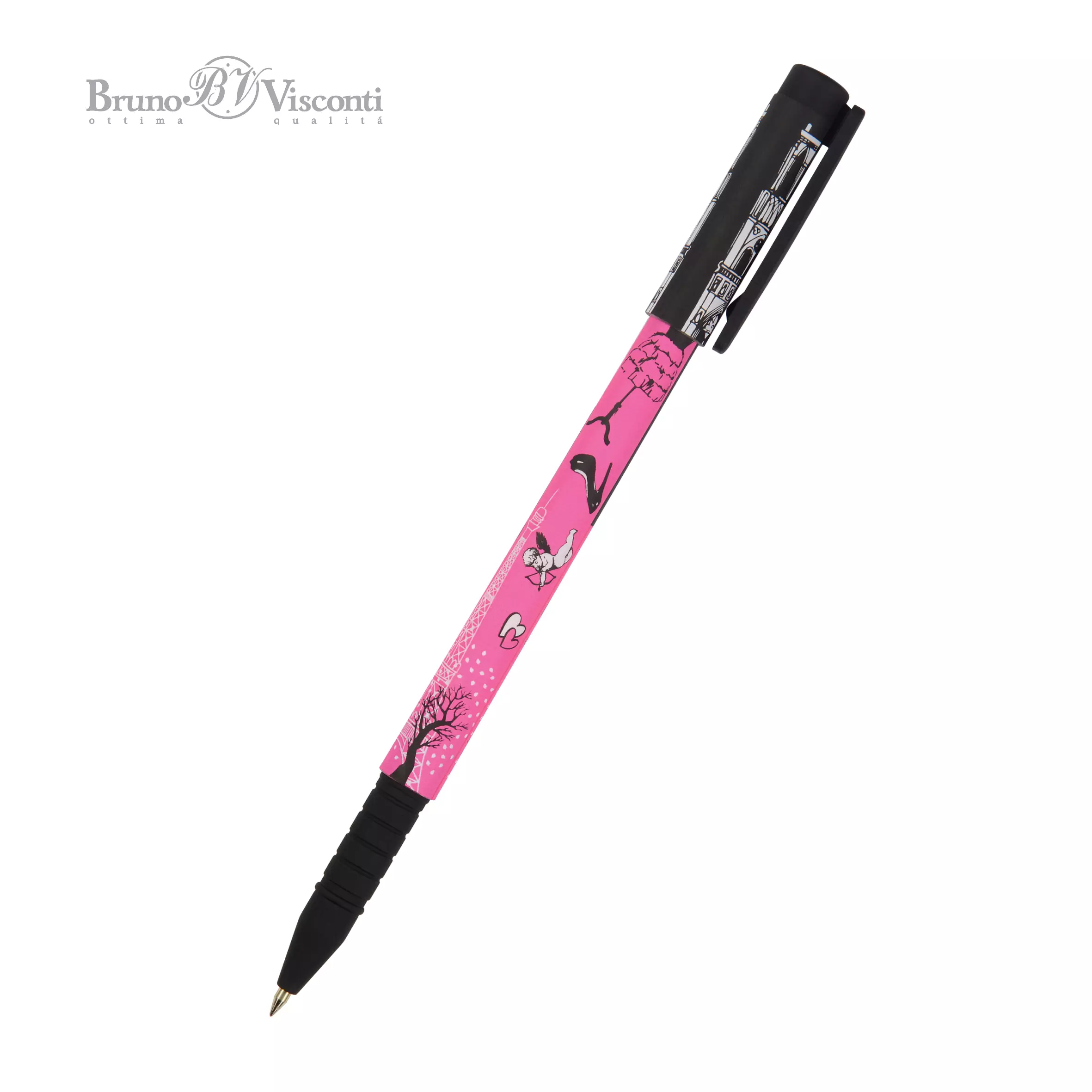 Шариковая ручка FunWrite Романтическое путешествие.Париж 0.5 мм, синяя