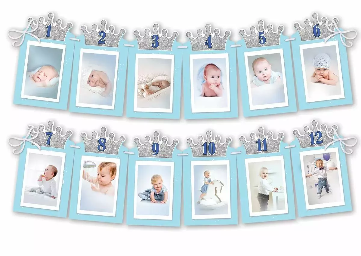 Гирлянда на ленте Первый годик Мальчик 0600416