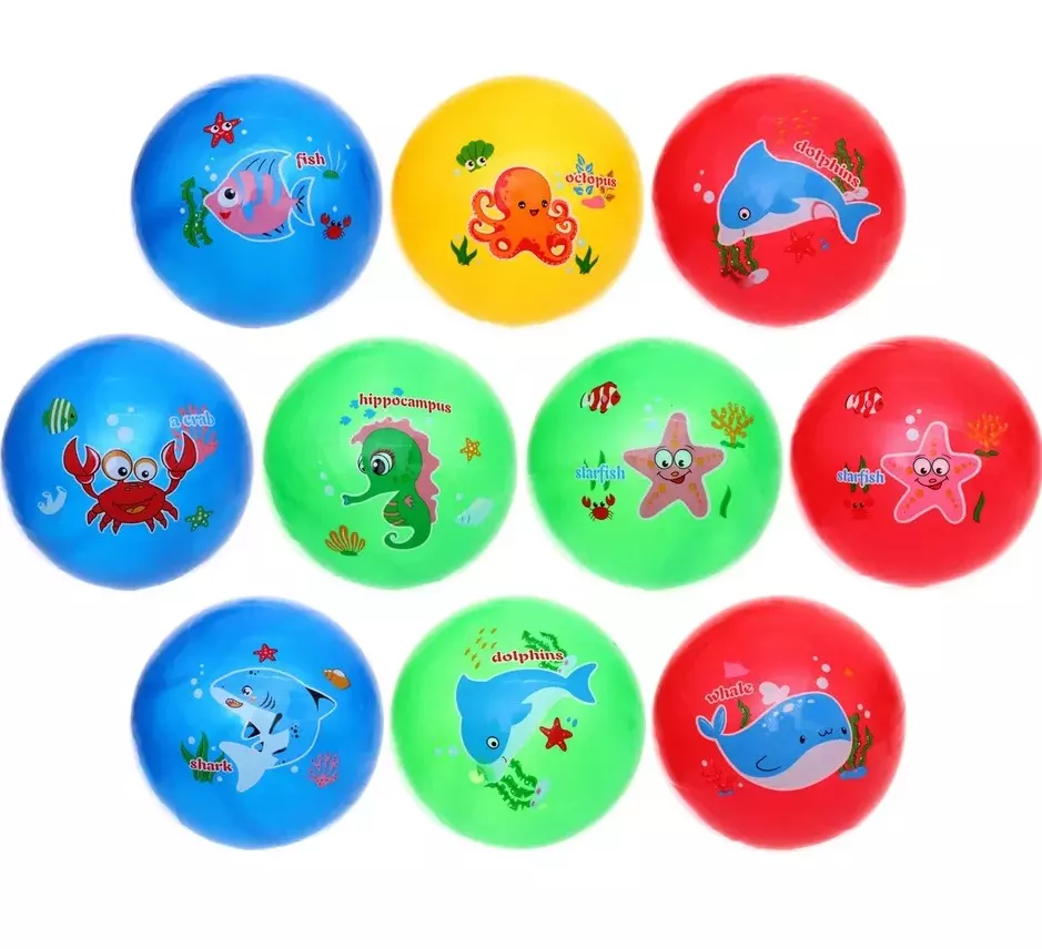 Мяч детский 22 см Морские жители Yako Toys 550-0868