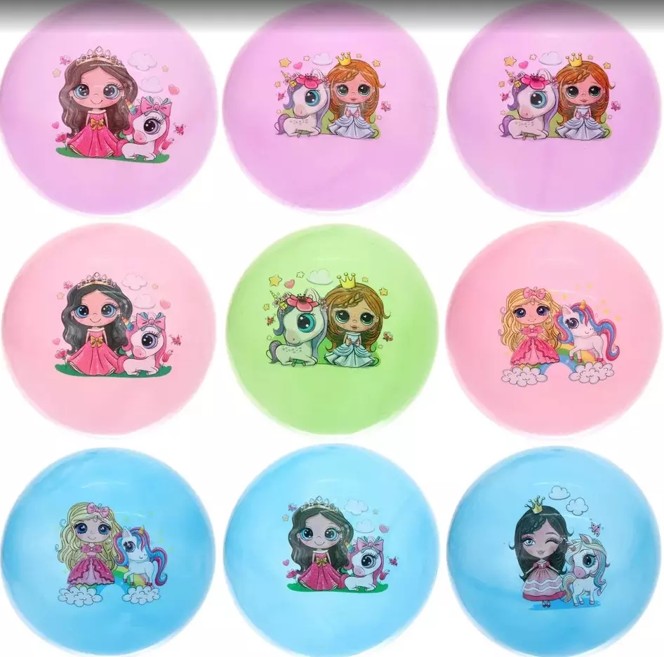 Мяч детский 22 см Принцесса Yako Toys 550-0871