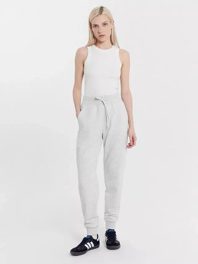 Спортивные штаны женские Mark Formelle 382433 серый меланж, р-р 158/164-106 (50 / XL)