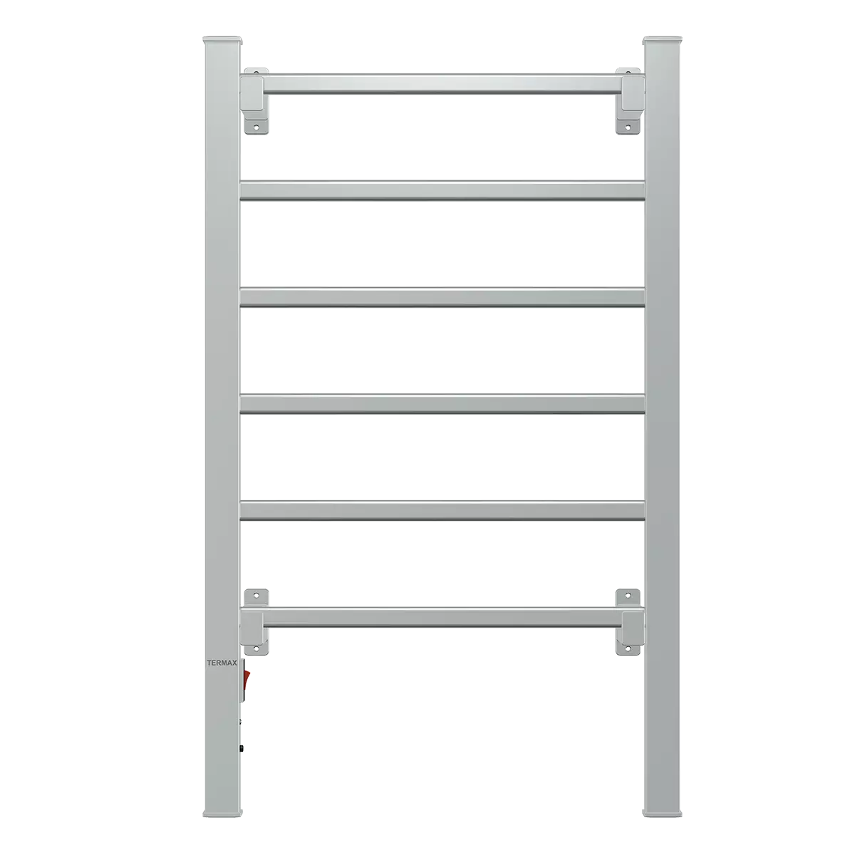 Полотенцесушитель электрический Лесенка 530х860 мм 100 Вт Termax Ida 801 013 напольно-настенный, серый
