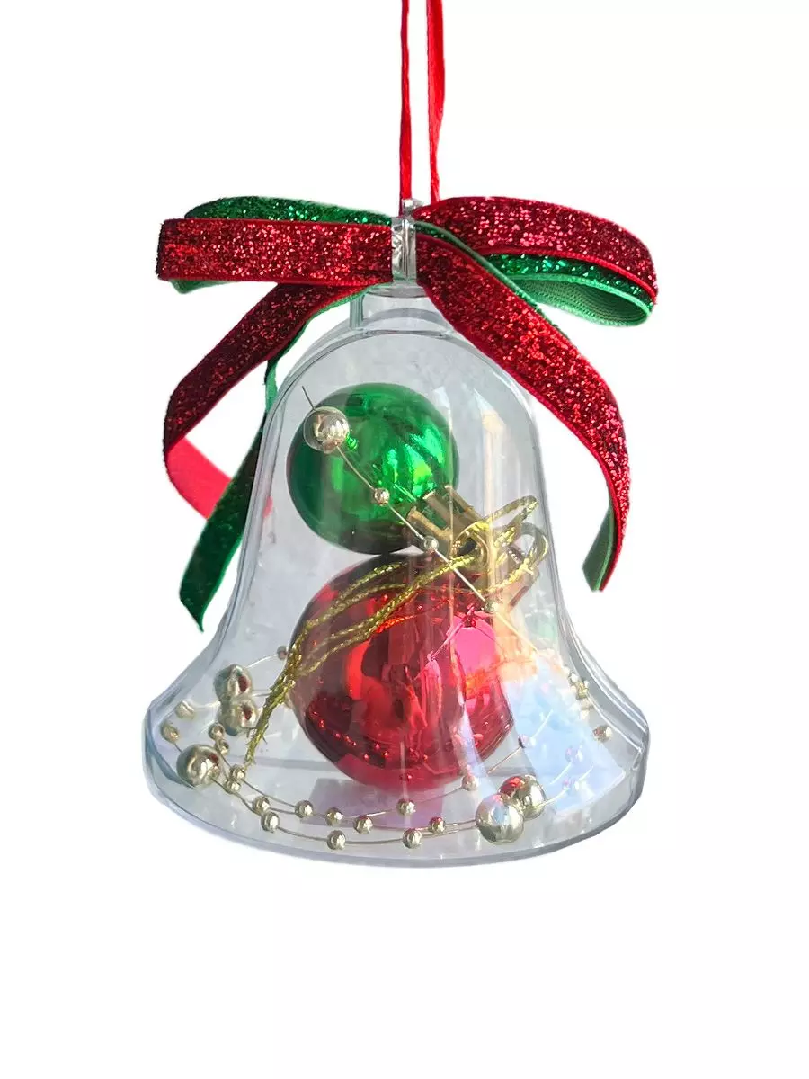 Новогоднее подвесное украшение (полистирол, полипропилен, полиэстер) / 10х8,5х7см 94710
