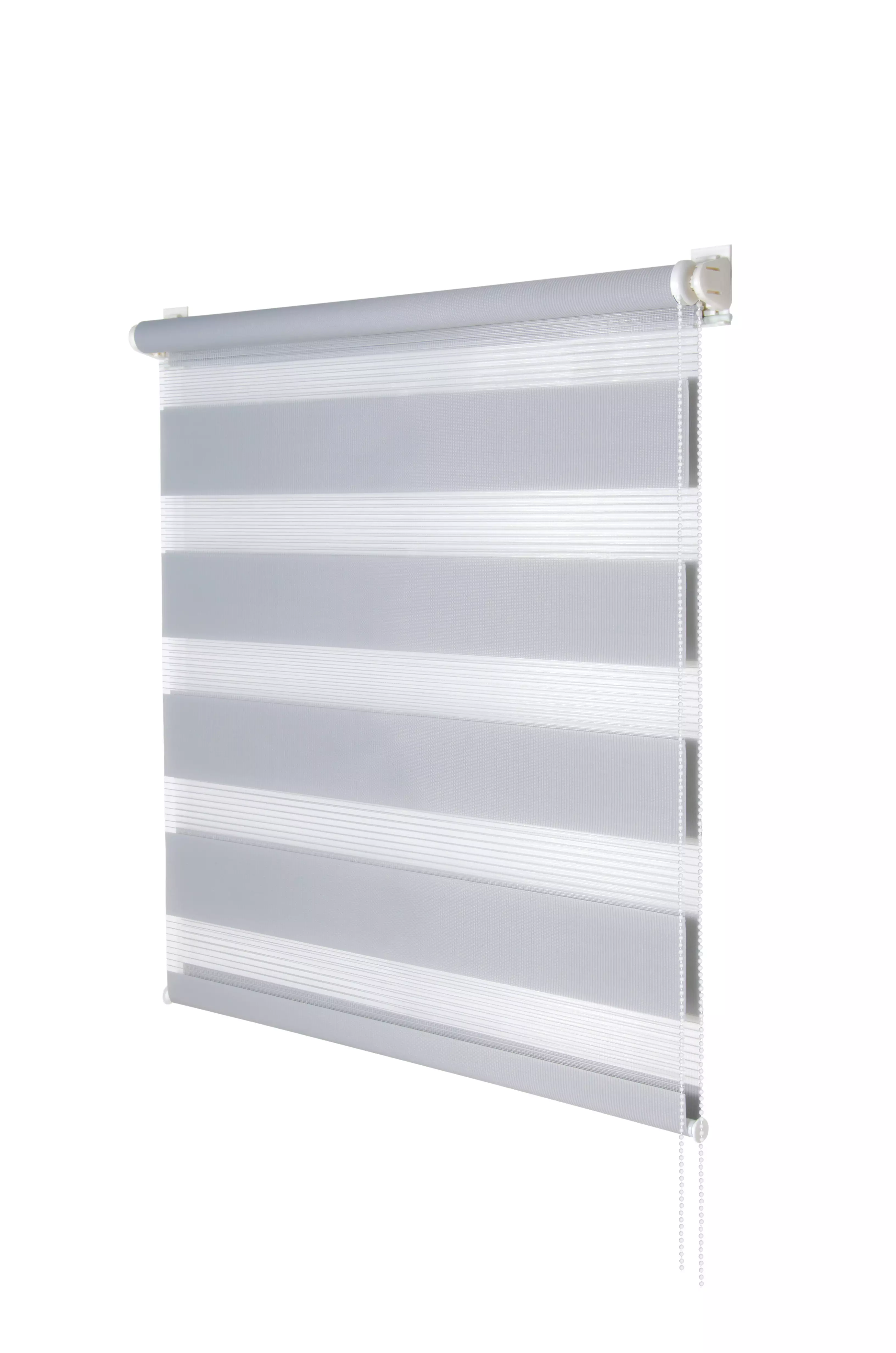 Рулонная штора день-ночь 60 (56)*160 см стальной Магеллан