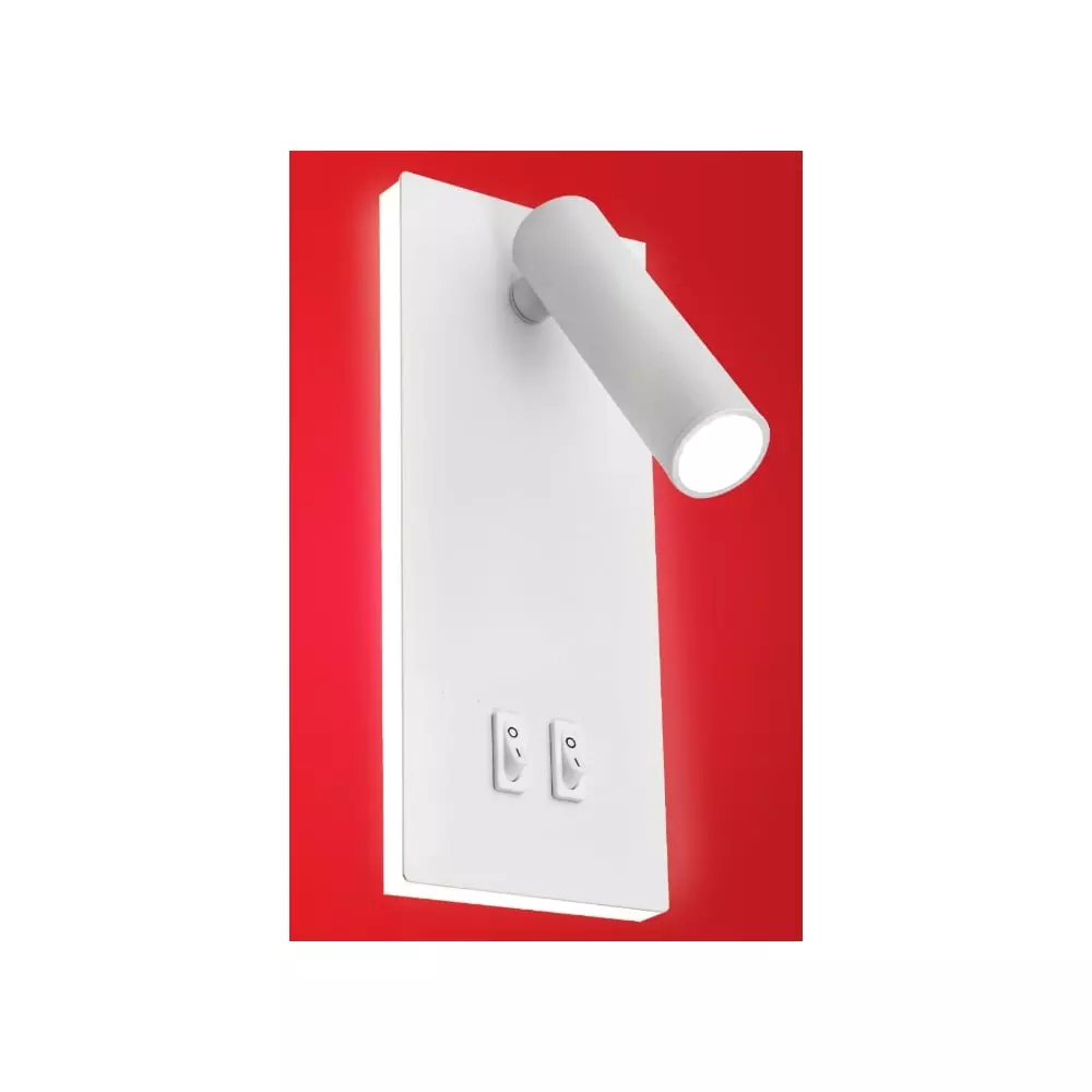 Спот светодиодный 15Вт 6500К с подсветкой 3000К с выключателем белый IN HOME 4690612060194