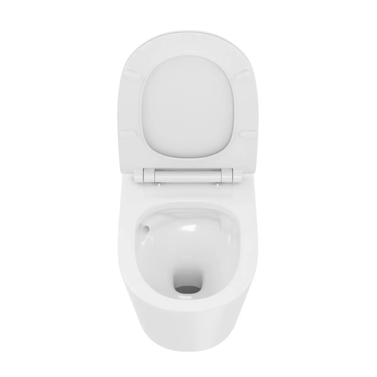 Подвесной унитаз VitrA M50 8302B003-6404 смыв Торнадо (VortexFlush), безободковый с сиденьем микролифт дюропласт белый санитарный фарфор