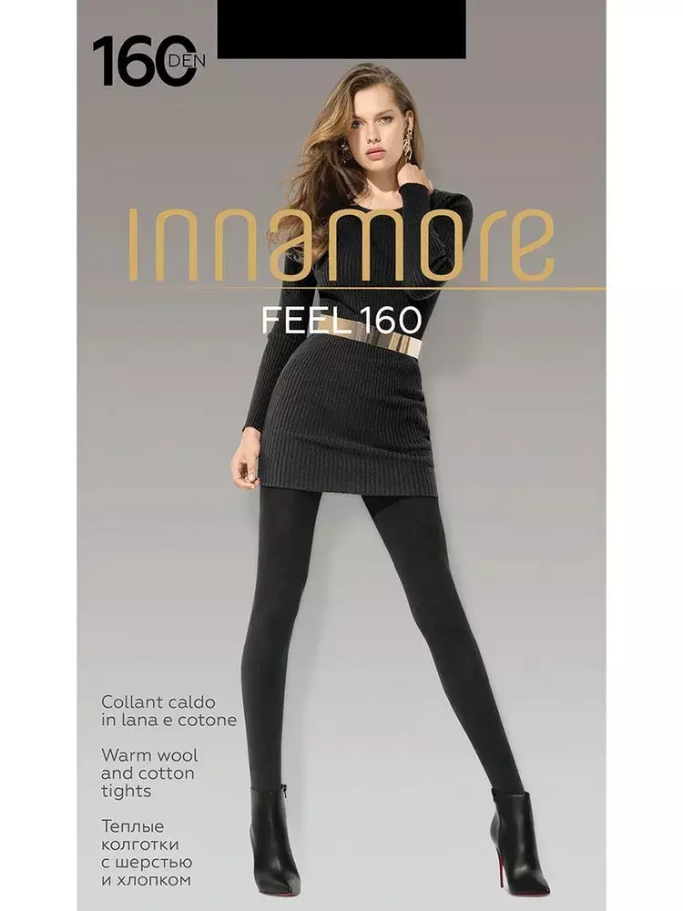 Колготки innamore Feel 160 nero, р-р 2