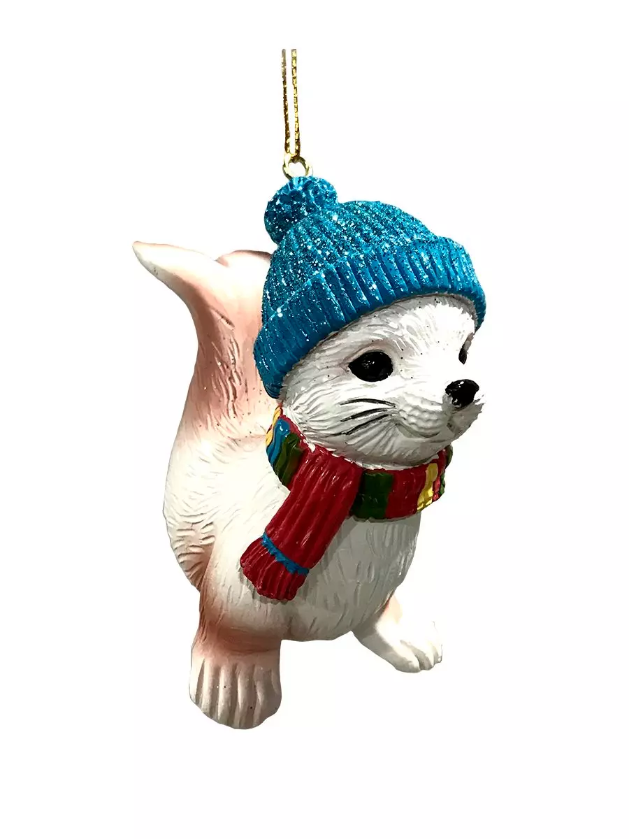 Новогоднее подвесное украшение из полирезины / 3,5*7,5*4см 95507